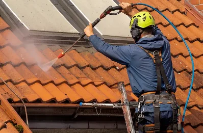 Démoussage et hydrofuge de toiture à Gizeux